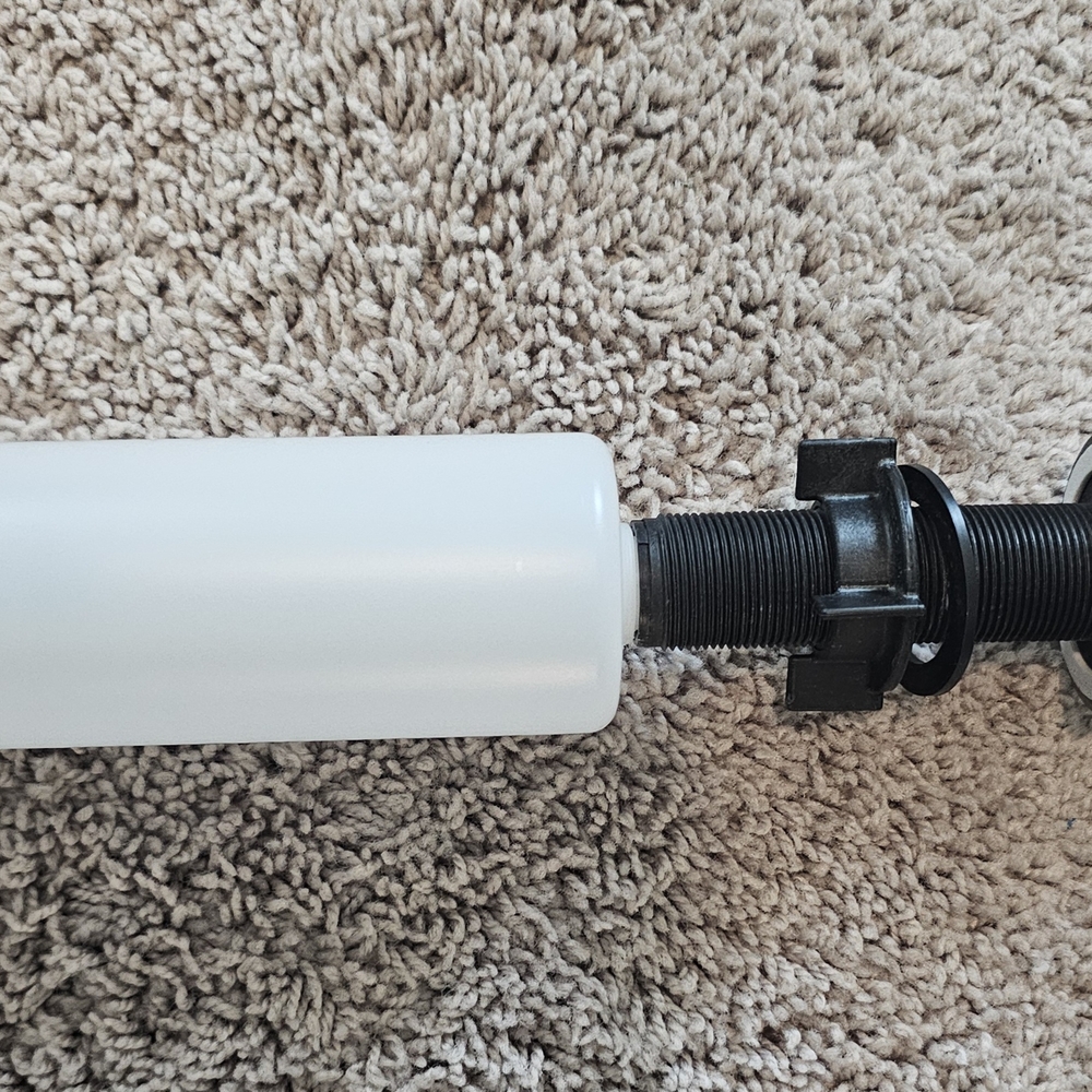 Delta White and Black Faucet Component